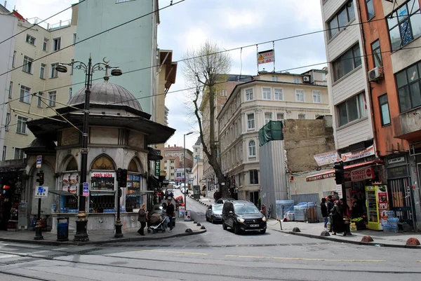 Gator Ett Gammalt Stadsdel Istanbul — Stockfoto