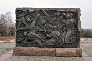 SSCB askerler kabartma