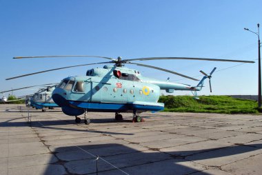 Helikopter havacılık müzesinde.