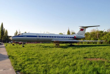 Müzede bir Sovyet uçağı.