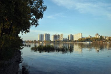 Dnipro şehri. Ukrayna. Dnipro Nehri.