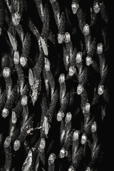 Абстрактная Пластиковая Текстура Черного Цвета Фона — стоковое фото