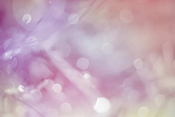 Twinkling lights blurred natural pink bokeh — Stock Photo, Image