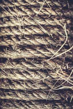 İp yakından ile dokulu arka plan için bağlı. Vintage tarzı.