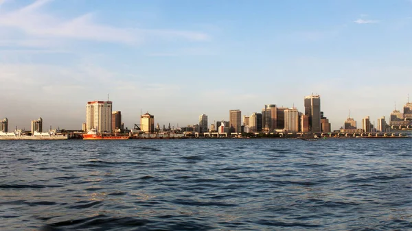 Mayo 2021 Lagos Nigeria Vista Panorámica Ciudad Lagos — Foto de Stock