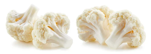 Cauliflower Cauliflower Isolated White Background Cauliflower Macro Fresh Tomato Vegetable — Stock Photo, Image