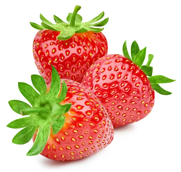 Fresh strawberry isolated on white background — Stock Photo, Image