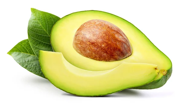 Avocado isoliert auf weißem Hintergrund — Stockfoto