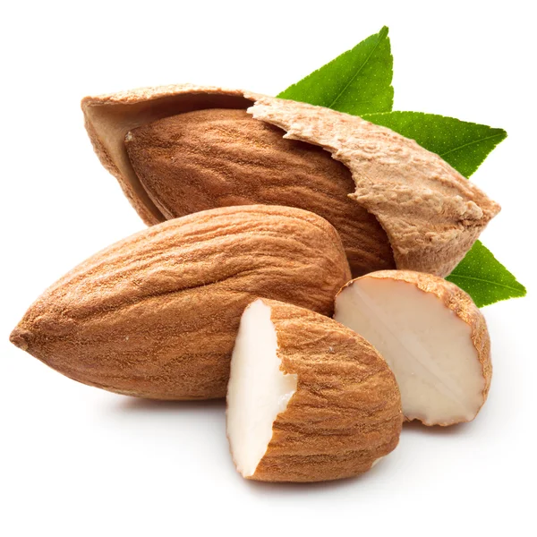 Mandle, ořechy — Stock fotografie