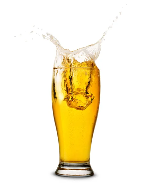 Beer splash — Stock Photo, Image