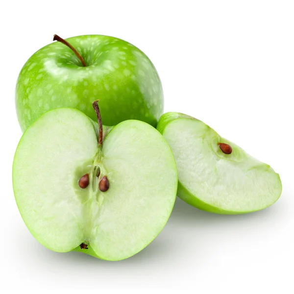 Grüner Apfel — Stockfoto