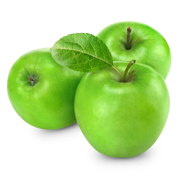 Apel hijau terisolasi — Stok Foto