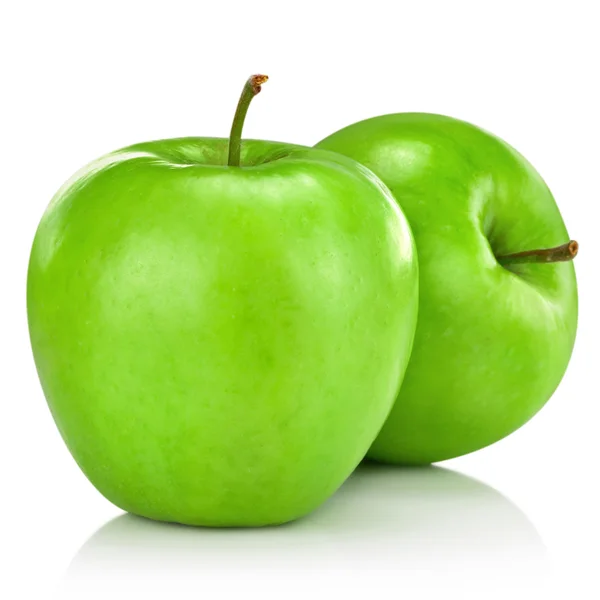 Manzana verde aislada — Foto de Stock