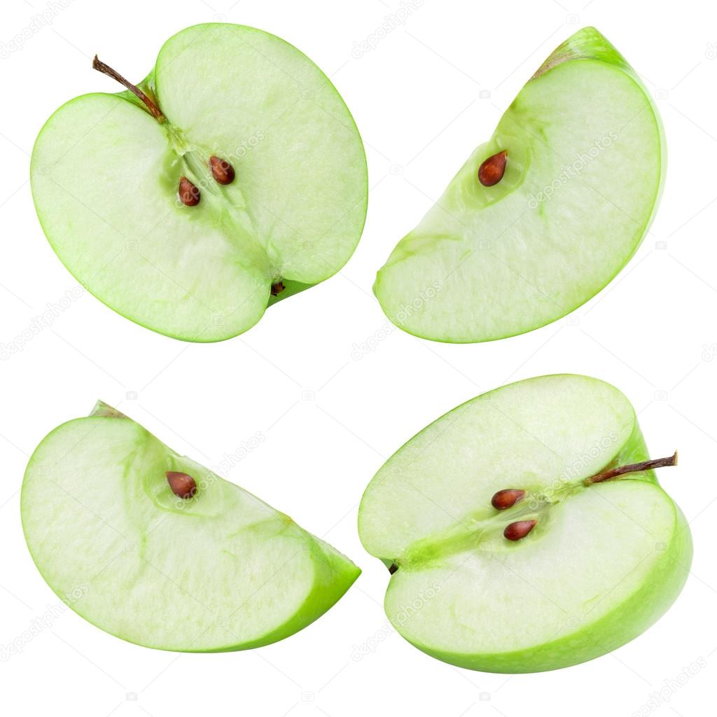 apple half