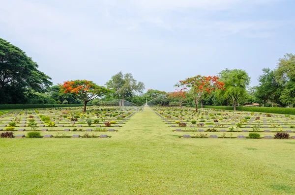 Chungkai War Cemetery, Thailand — Stock Photo, Image