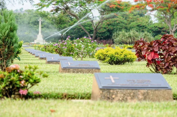 Chungkai War Cemetery, Thailand — Stock Photo, Image