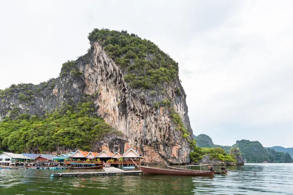 Koh Panyee or Punyi island village is floating — Stock Photo, Image