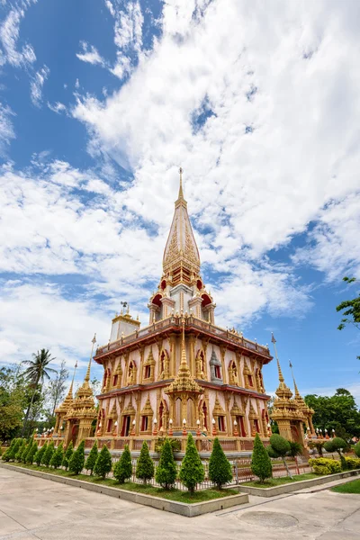 Wat Chalong or Wat Chaitaram Temple — 图库照片