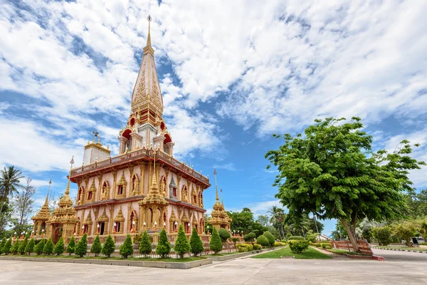 Wat Chalong o templo de Wat Chaitaram — Foto de Stock