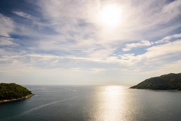 High angle view island and Andaman sea — ストック写真