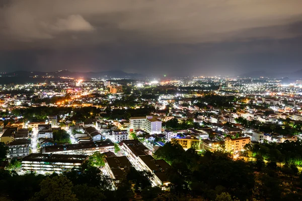 Blick auf die Provinz Phuket in der Nacht — Stockfoto