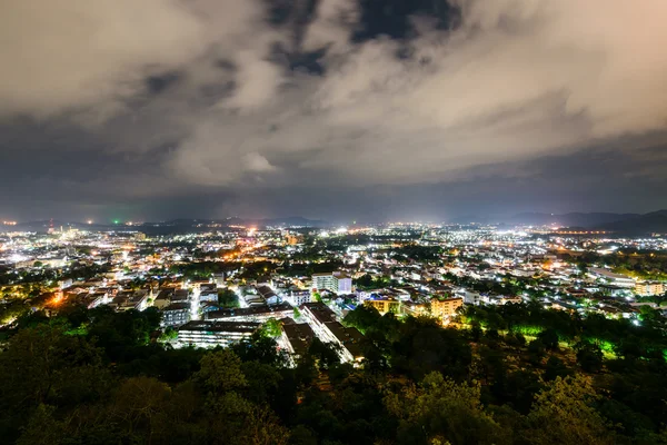 Blick auf die Provinz Phuket in der Nacht — Stockfoto