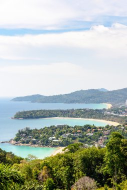 Phuket Adası şapka Kata Karon bakış açısı