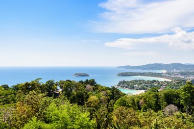 Yüksek şapka Kata Karon Phuket Island göster