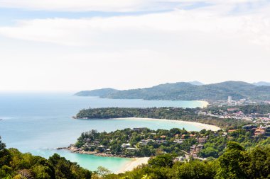 Phuket Adası şapka Kata Karon bakış açısı