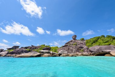Tayland Similan Adaları kaya sembolü