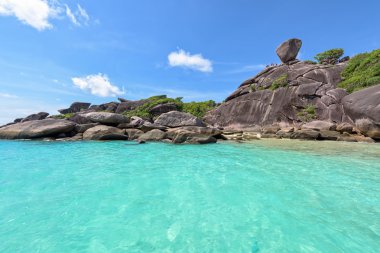 Tayland Similan Adaları kaya sembolü