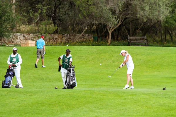 Sun City Sudafrica Ottobre 2012 Golfisti Dilettanti Che Giocano Golf — Foto Stock