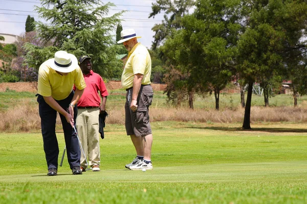 Johannesburg Güney Afrika Ekim 2008 Amatör Golfçüler Eğlenmek Için Golf — Stok fotoğraf