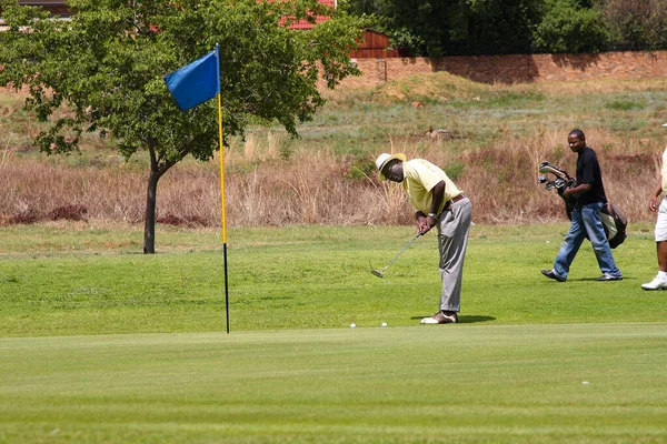 Johannesburg Afrique Sud Octobre 2008 Golfeurs Amateurs Jouant Une Partie — Photo