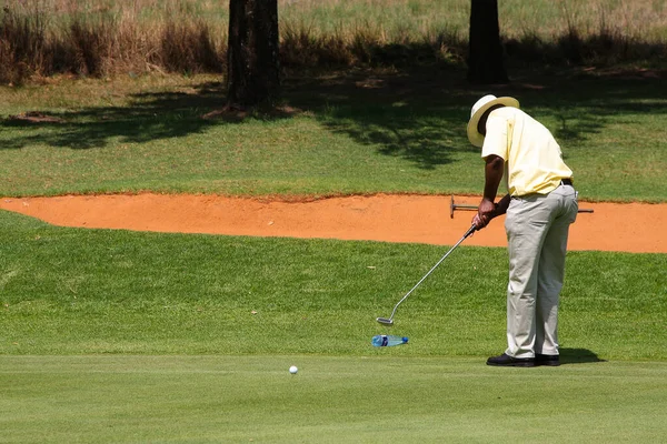 Johannesburgo Sudáfrica Octubre 2008 Golfistas Aficionados Jugando Una Ronda Golf — Foto de Stock