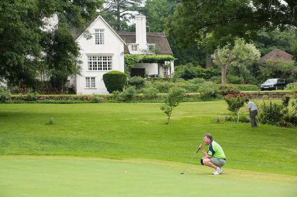 Johannesburgo Sudáfrica Noviembre 2009 Golfistas Aficionados Jugando Una Ronda Golf —  Fotos de Stock