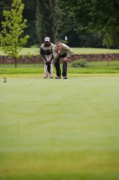 Johannesburgo Sudáfrica Noviembre 2009 Golfistas Aficionados Jugando Una Ronda Golf —  Fotos de Stock