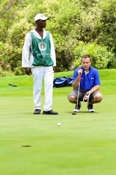 Sun City África Sul Outubro 2012 Golfistas Amadores Jogando Uma — Fotografia de Stock