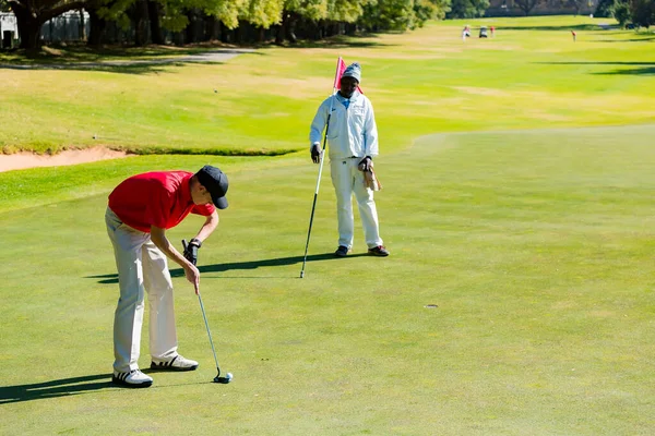 Joanesburgo África Sul Junho 2018 Golfistas Amadores Jogando Uma Partida — Fotografia de Stock