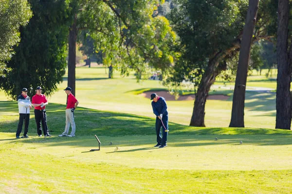 Johannesburgo Sudáfrica Junio 2018 Golfistas Aficionados Jugando Una Ronda Golf —  Fotos de Stock