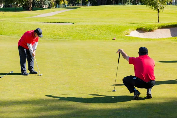 Johannesburgo Sudáfrica Junio 2018 Golfistas Aficionados Jugando Una Ronda Golf —  Fotos de Stock