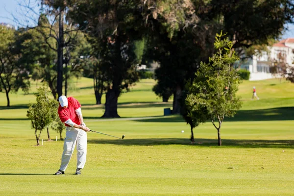 Johannesburgo Sudáfrica Junio 2018 Golfistas Aficionados Jugando Una Ronda Golf —  Fotos de Stock