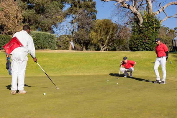 Joanesburgo África Sul Junho 2018 Golfistas Amadores Jogando Uma Partida — Fotografia de Stock