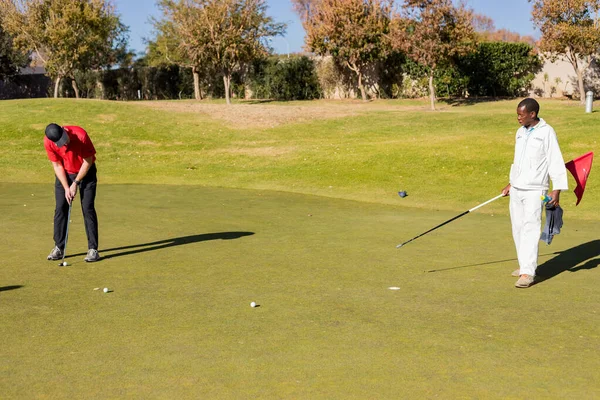 Johannesburg Südafrika Juni 2018 Amateurgolfer Spielen Eine Runde Golf Als — Stockfoto