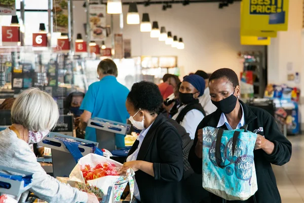 Città Del Capo Sud Africa Dicembre 2020 Personale Del Negozio — Foto Stock