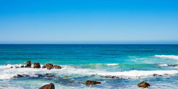 Landschappelijk Uitzicht Kust Van False Bay Kaapstad — Stockfoto