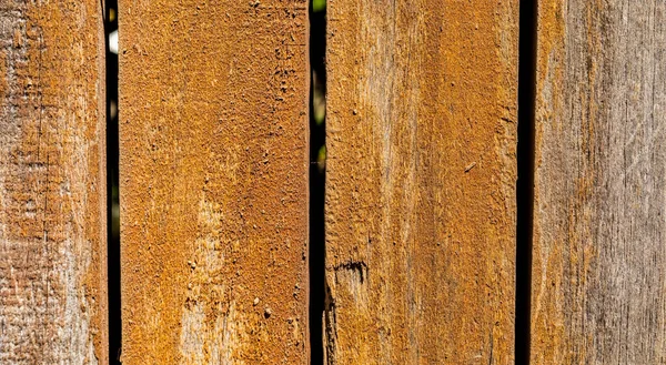 Close Macro Image Brown Exterior Wooden Fence Texture Timber Plank — Stock Photo, Image