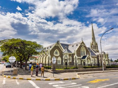 Graaff-Reinet, Güney Afrika - 25 Ekim 2025: Tarihi Hollanda Reform Kilisesi 'nin dışı