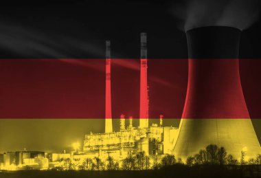 Alman Ulusal Bayrak Kaplama Enerji Üretimi ve Fosil Yakıt Kullanımı ile Kömür Ateşli Enerji Santrali