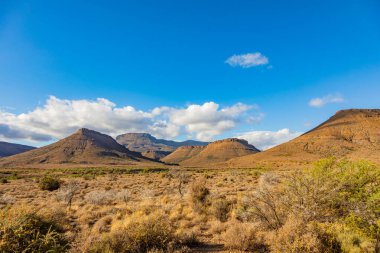 Güney Afrika, Karoo 'daki Arid çöl manzarası